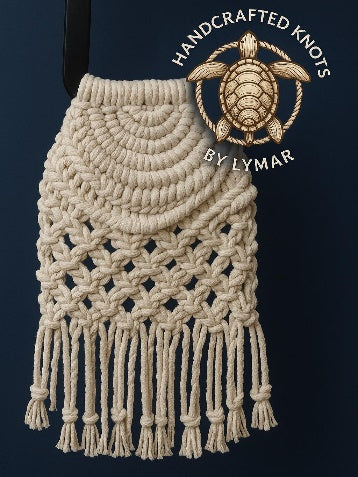 Cartera en macramé